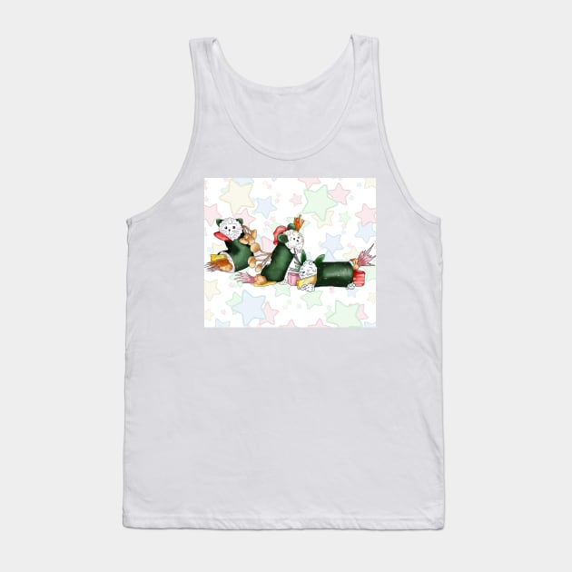 super cute kimbap sushi rolls Tank Top by cuisinecat